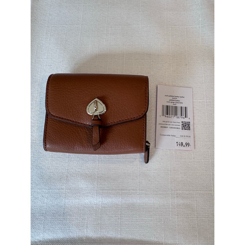 Kate Spade Marti Pebbled Leather Wallet, NWT
